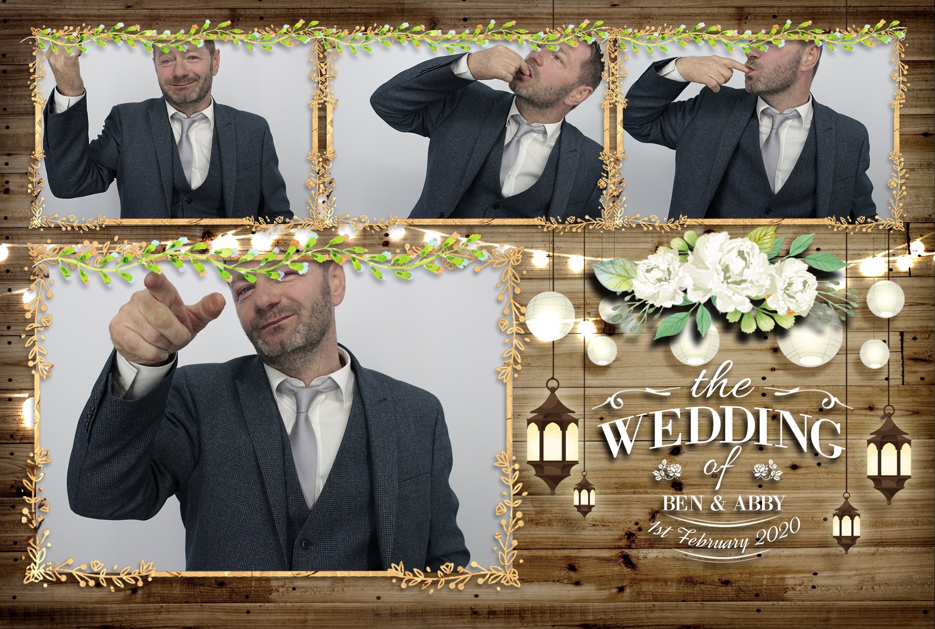 Ben & Abby’s Wedding  | View more photos from the event at gallery.myphotoboothexperience.co.uk/u/MyPhotoBoothExperienceLtd/Ben-Abby’s-Wedding